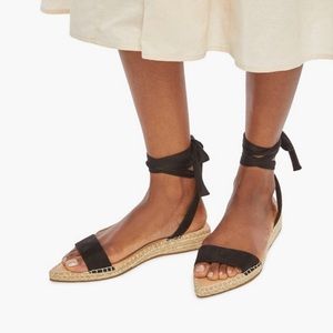 Kelly Rowland 
Clio Ankle-tie Flat Sandal